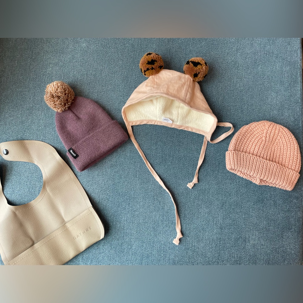 Bundle of winter hats- Slouch, Briar Baby, and Wild Wawa 6 months
